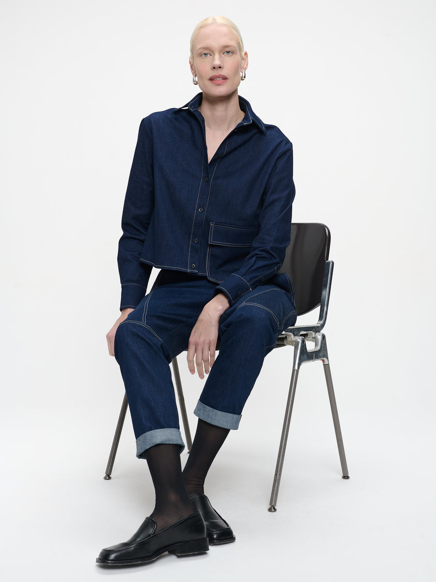 Anda denim pants | Blue denim