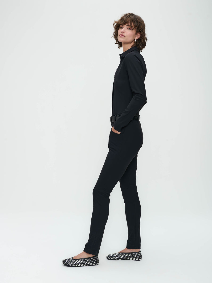 Jumpsuit Diana Easy Wear Technical Jersey | Black