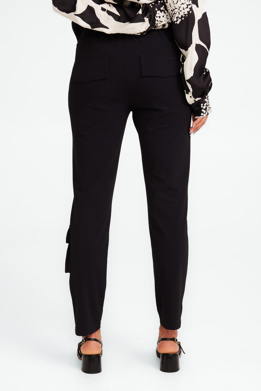 FreyN  structure technical jersey pants