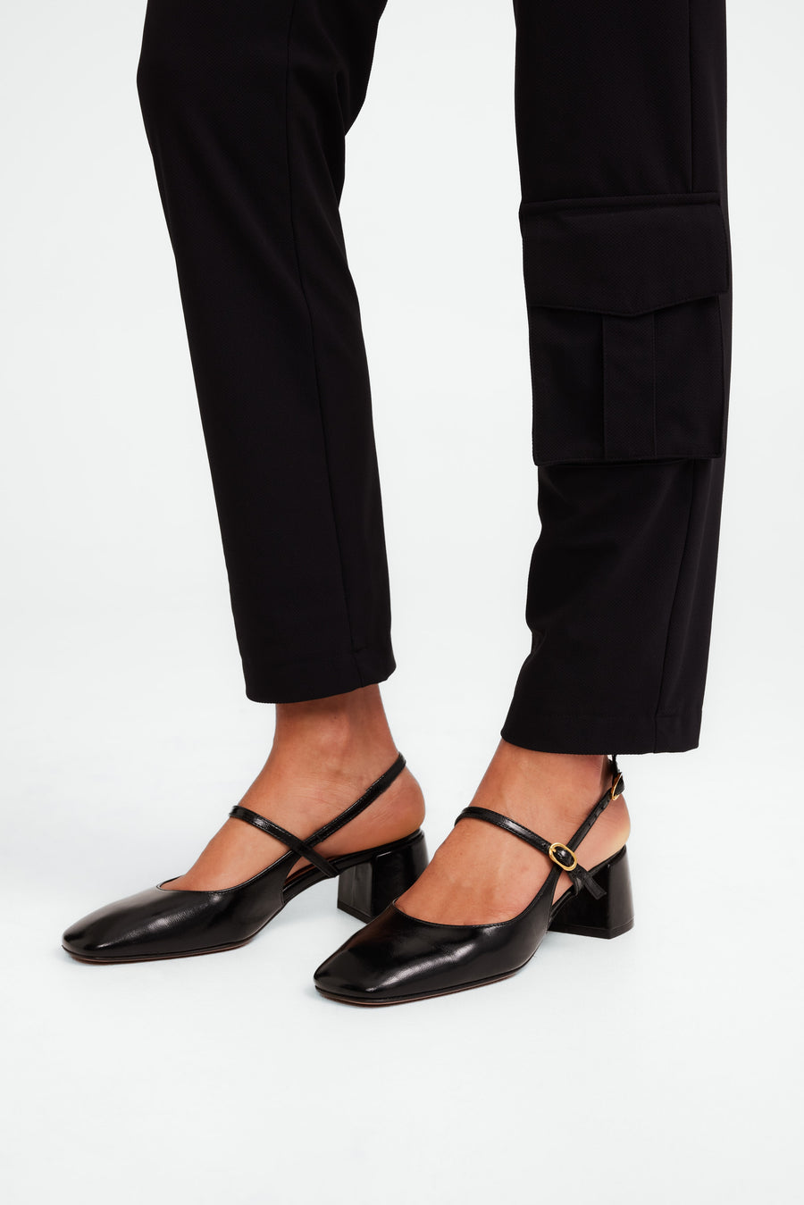 FreyN  structure technical jersey pants