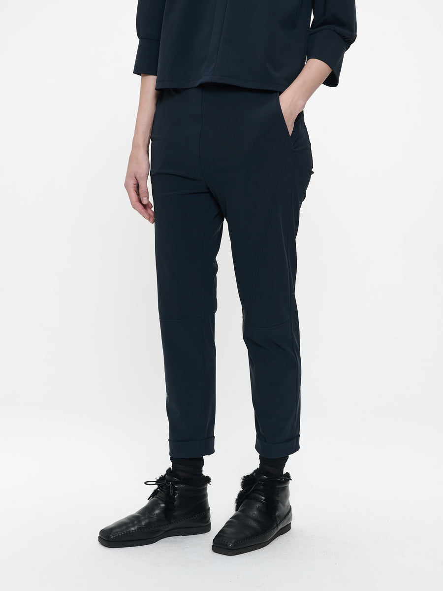 Timelia pants brush tech jersey | Blue