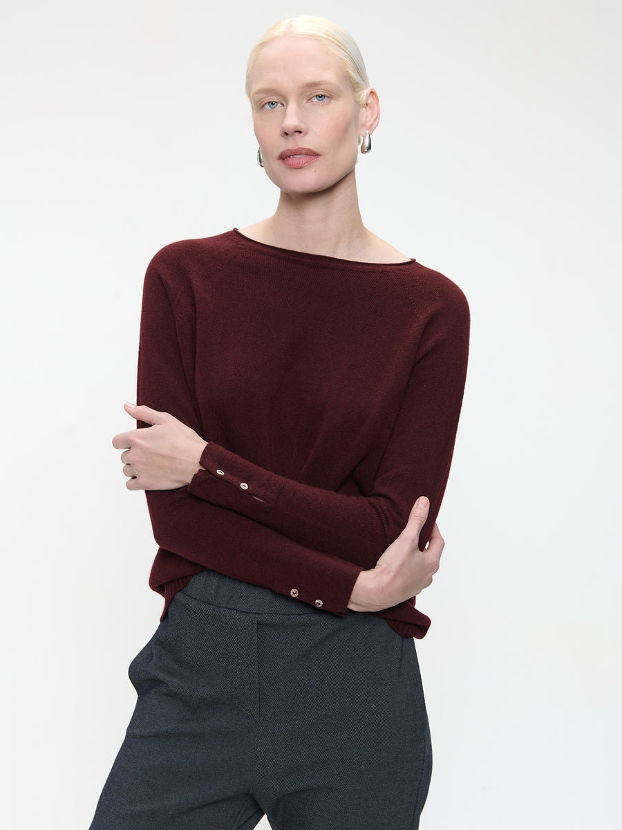 Pullover Cashmere blend 2480 | Bordo