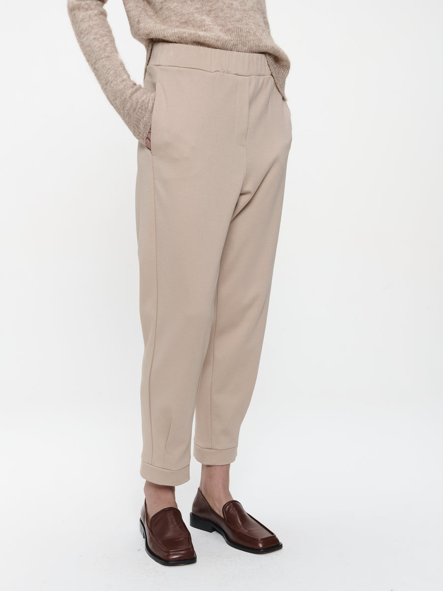 Primo viscose elastane  pants | Beige