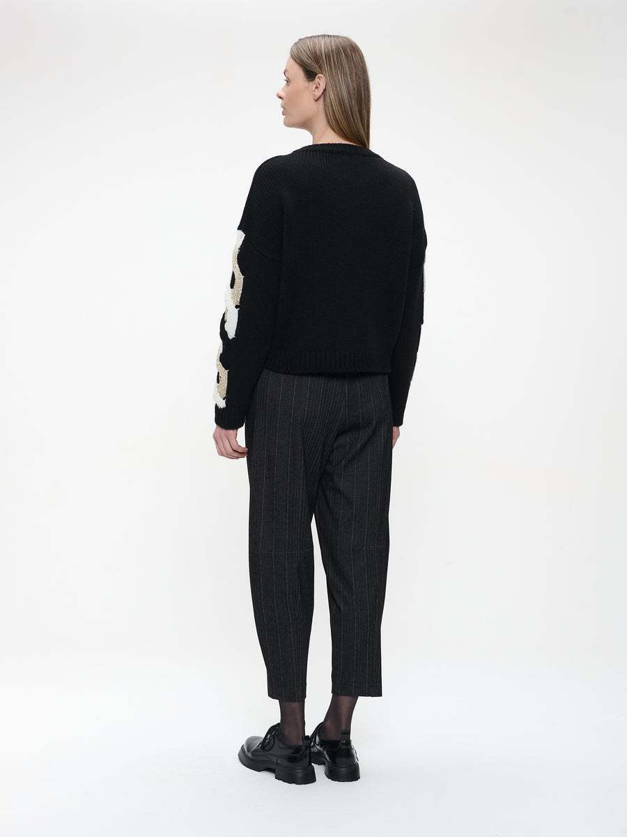 Fancy Pullover H25036 | Black