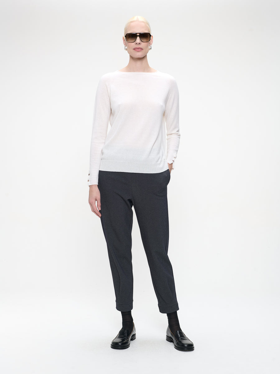 Pullover Cashmere blend 2480 | Ecru