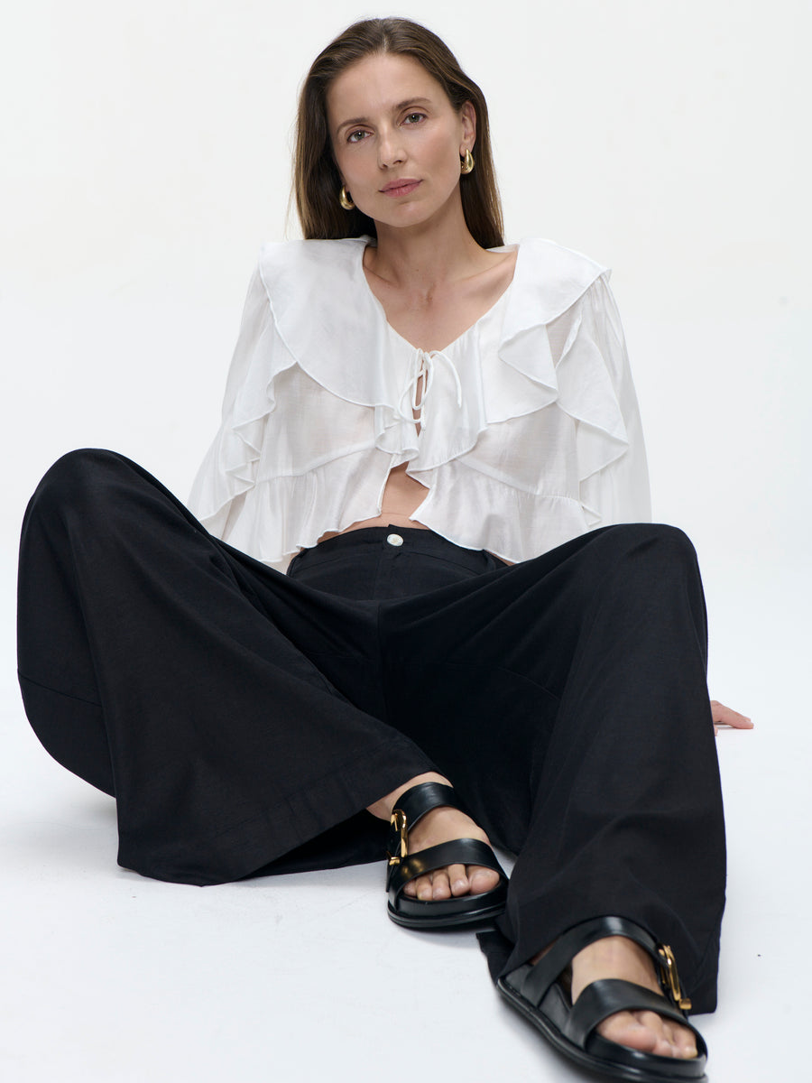 Pantalon mix lin Takara