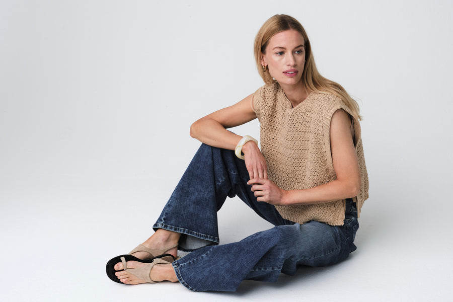 Open cotton Vest 2017