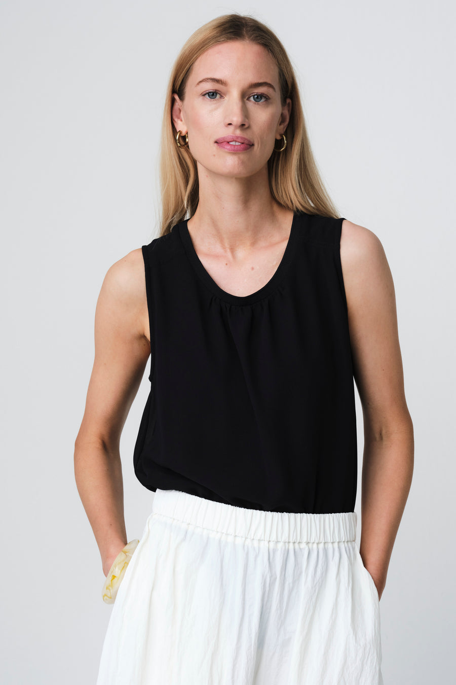 Gini viscose cotton top