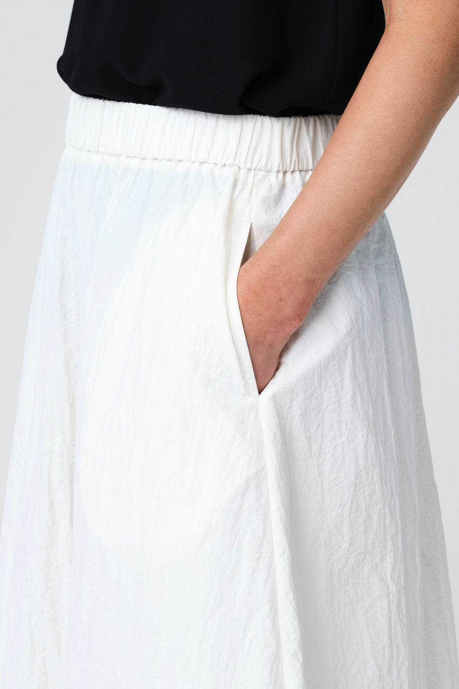 Haruna taffeta skirt