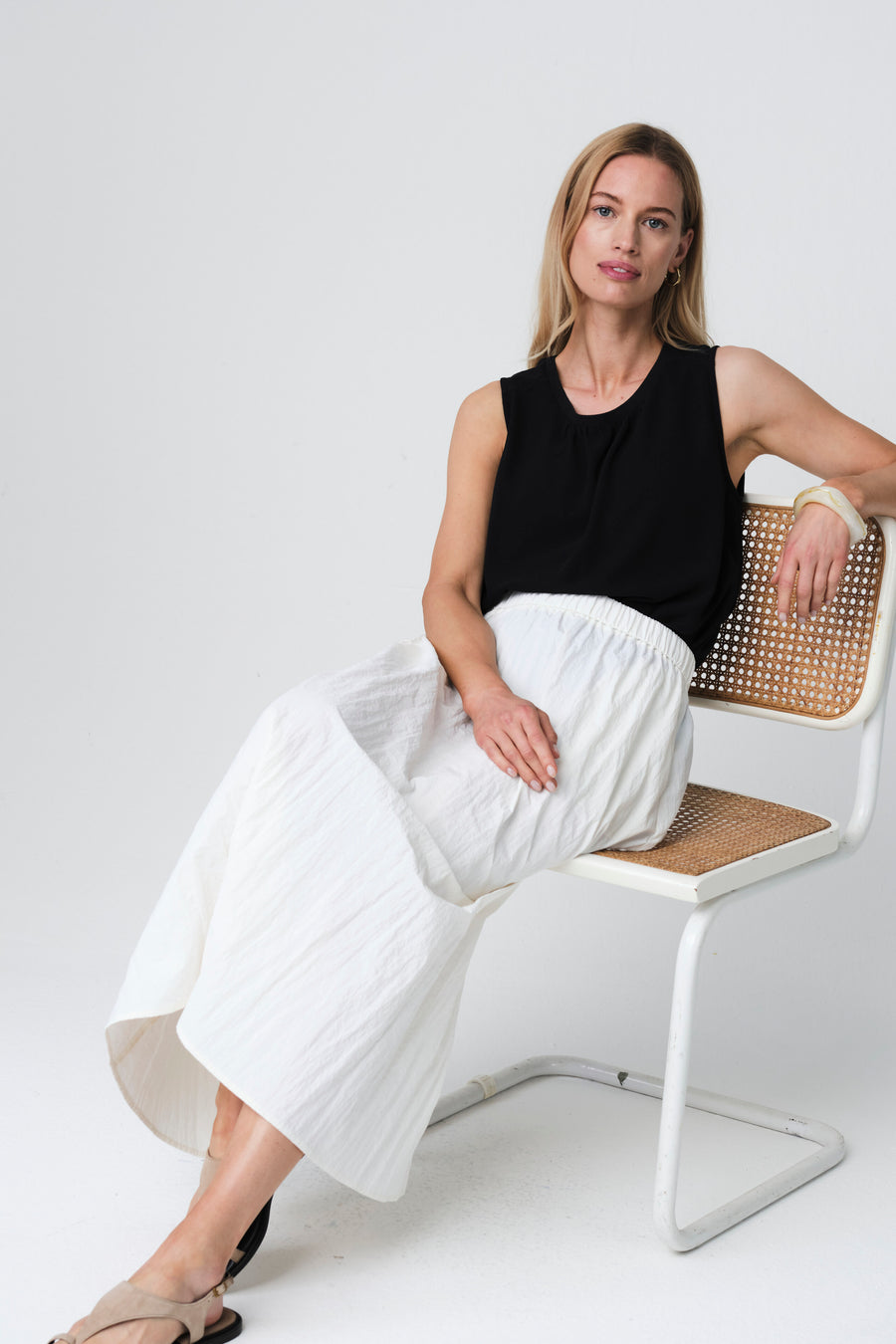 Haruna taffeta skirt