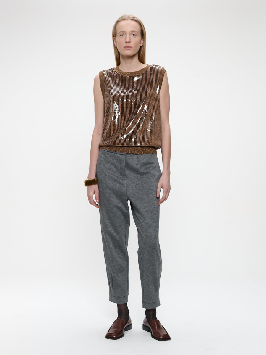 Primo viscose elastane  pants | Dark Grey