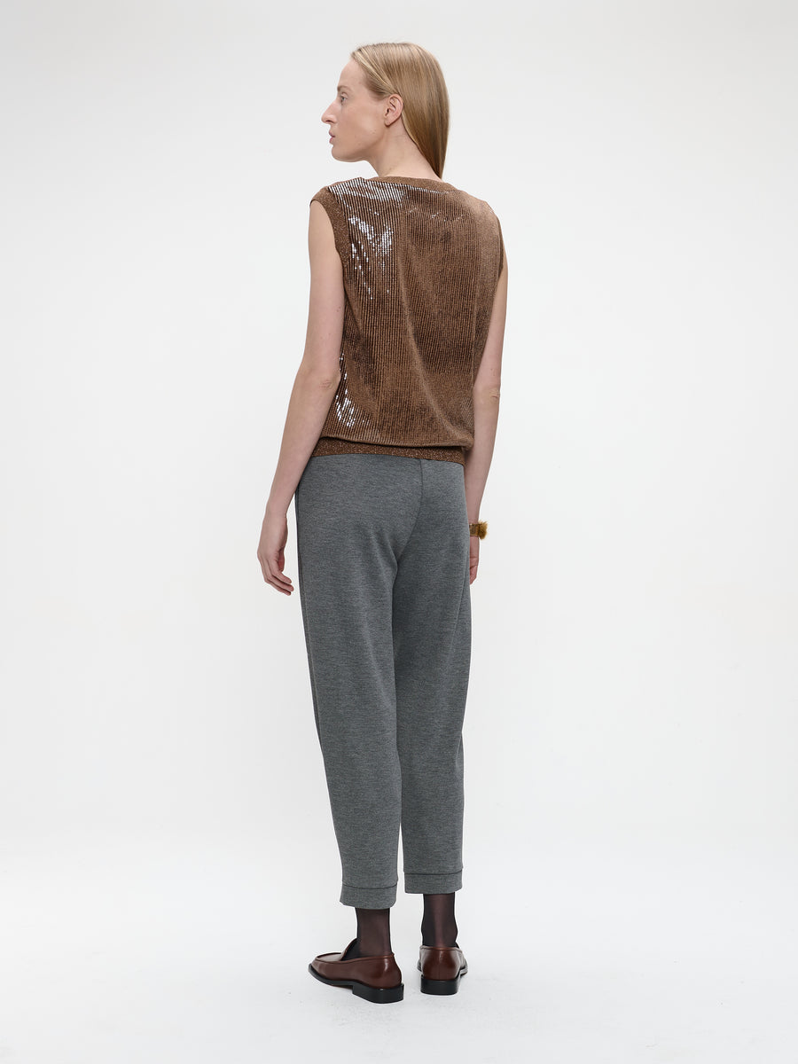 Primo viscose elastane  pants | Dark Grey