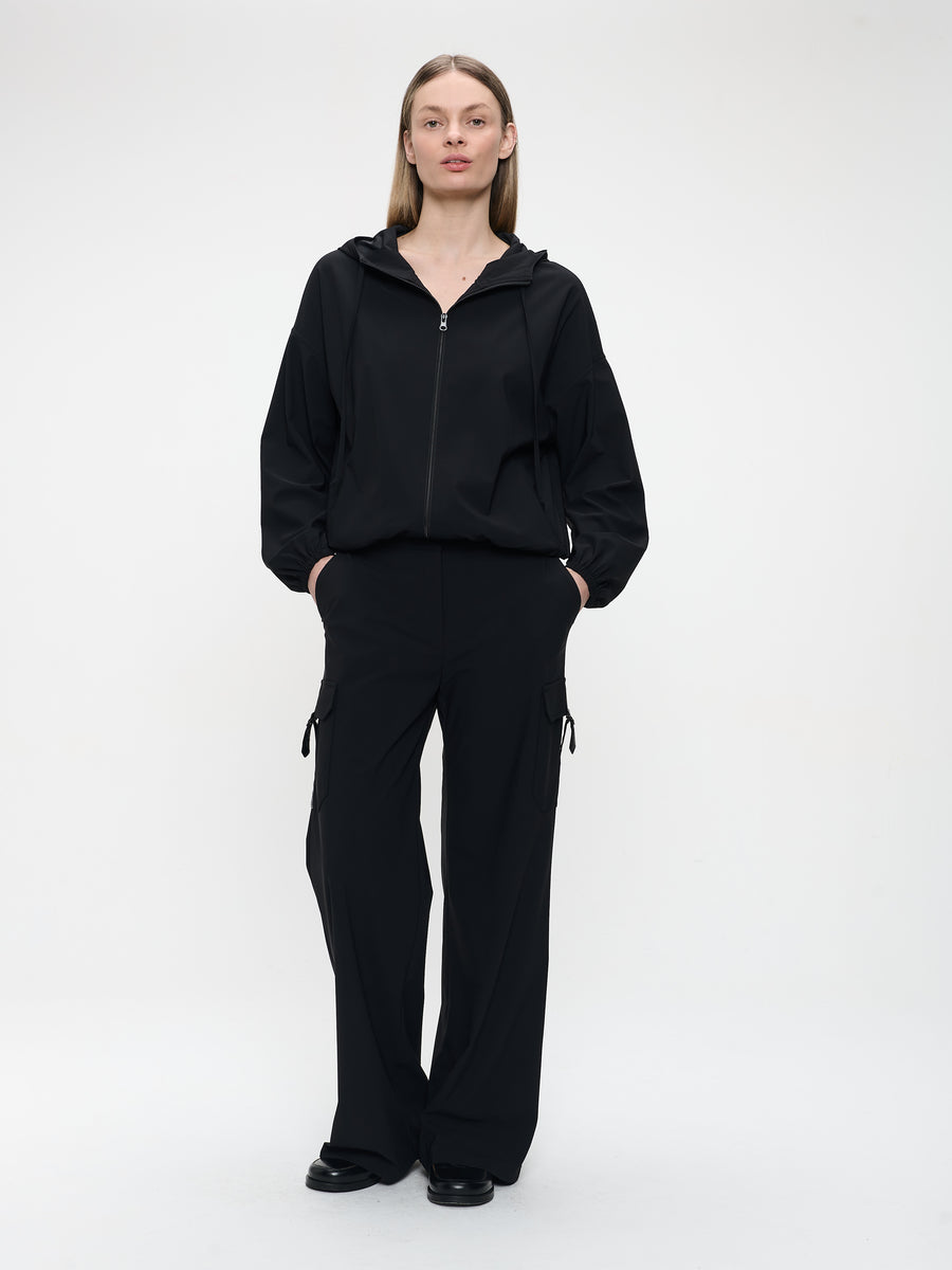 Noreen pants technical jersey | Black