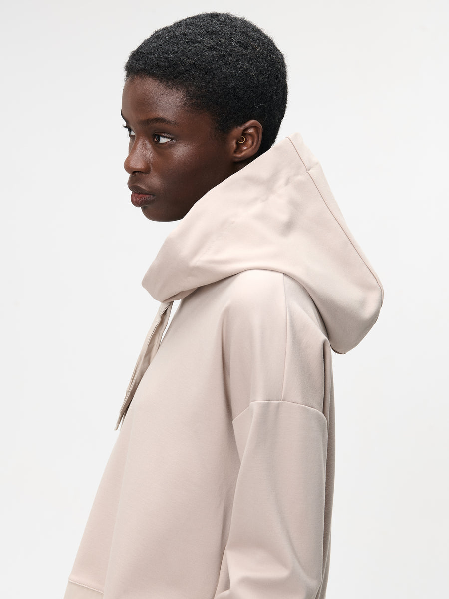 Demi mix blend Hoodie | Sand