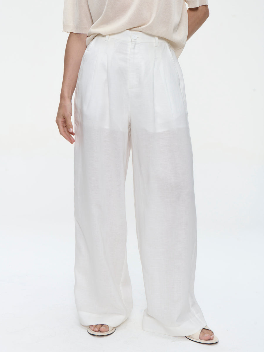 Hamako linnen mix pants