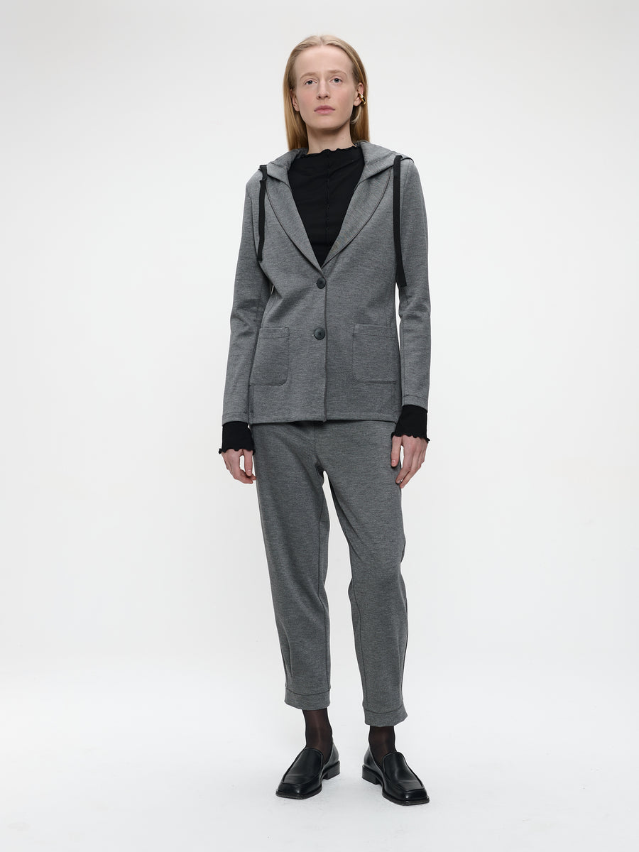 Emy hoody blazer | Dark Grey