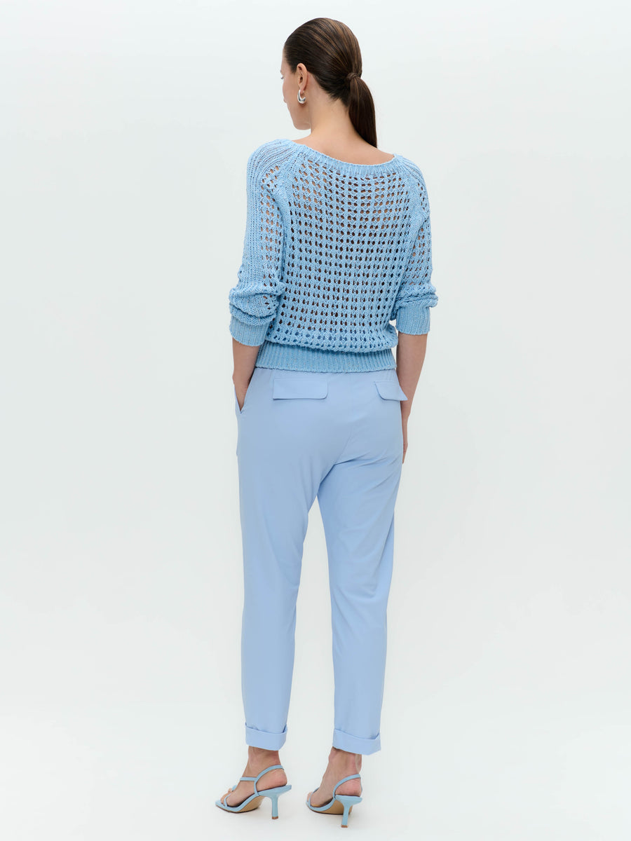 Gary pants technical jersey | Mid Blue