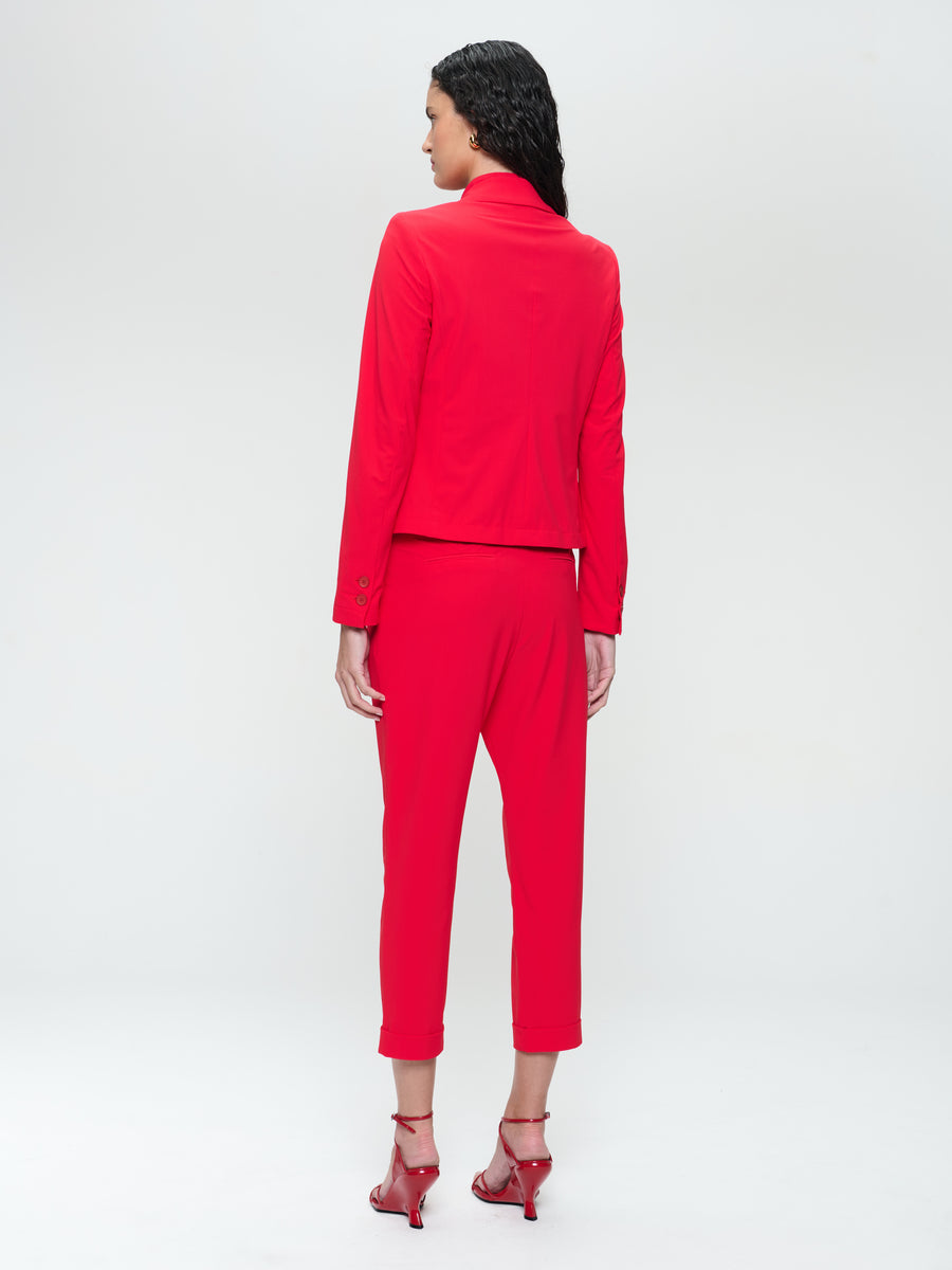 Elvira blazer structure technical jersey | Red