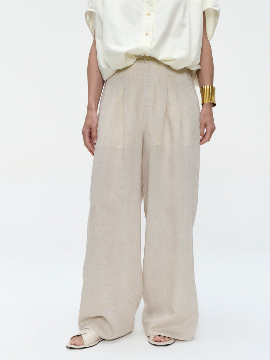 Hamako linnen mix pants