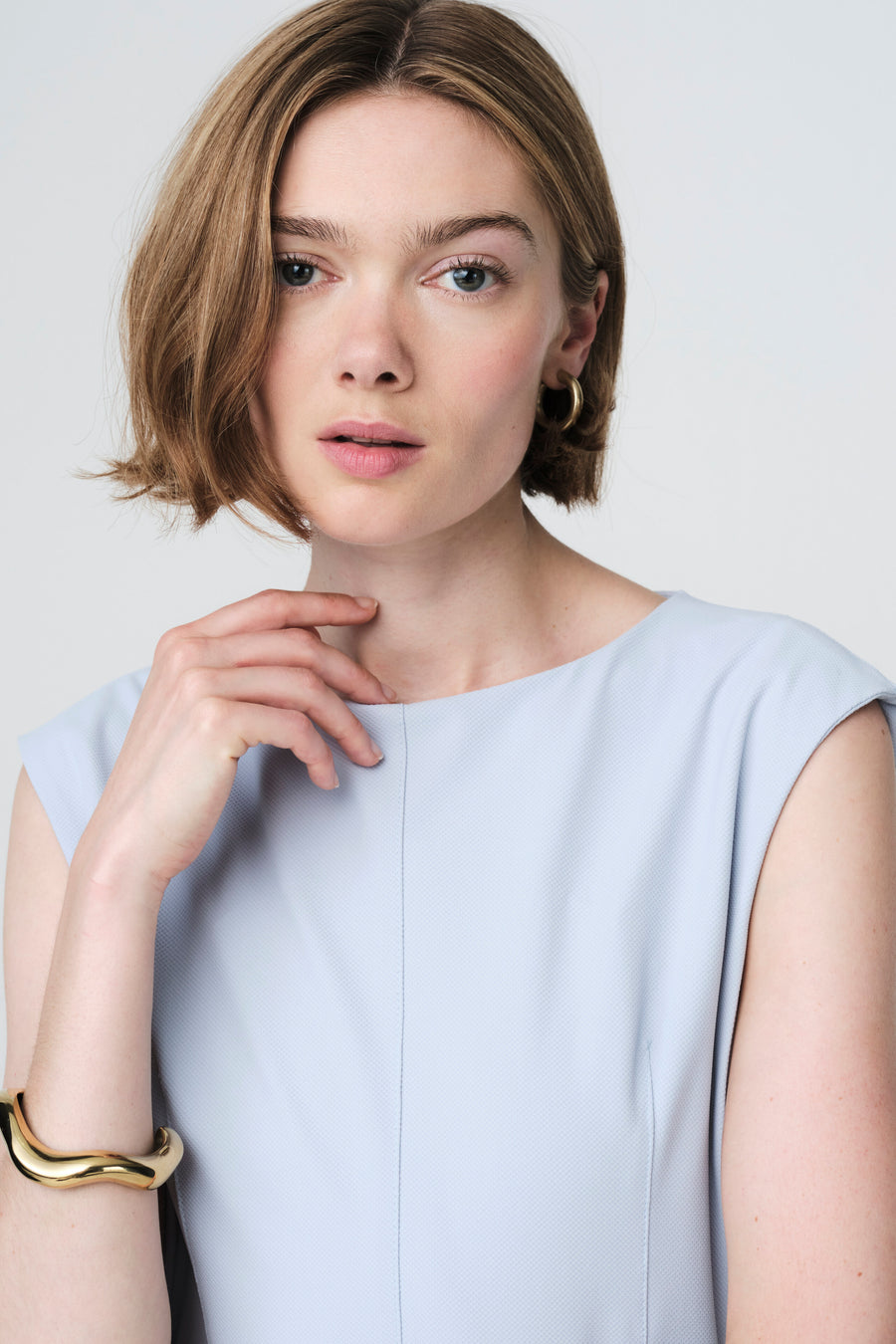 Ricarda structure tech jersey dress