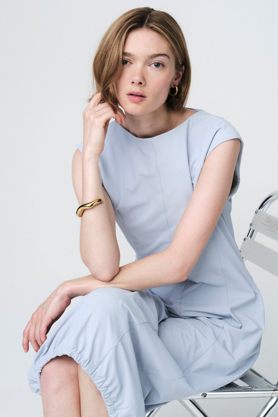 Ricarda structure tech jersey dress
