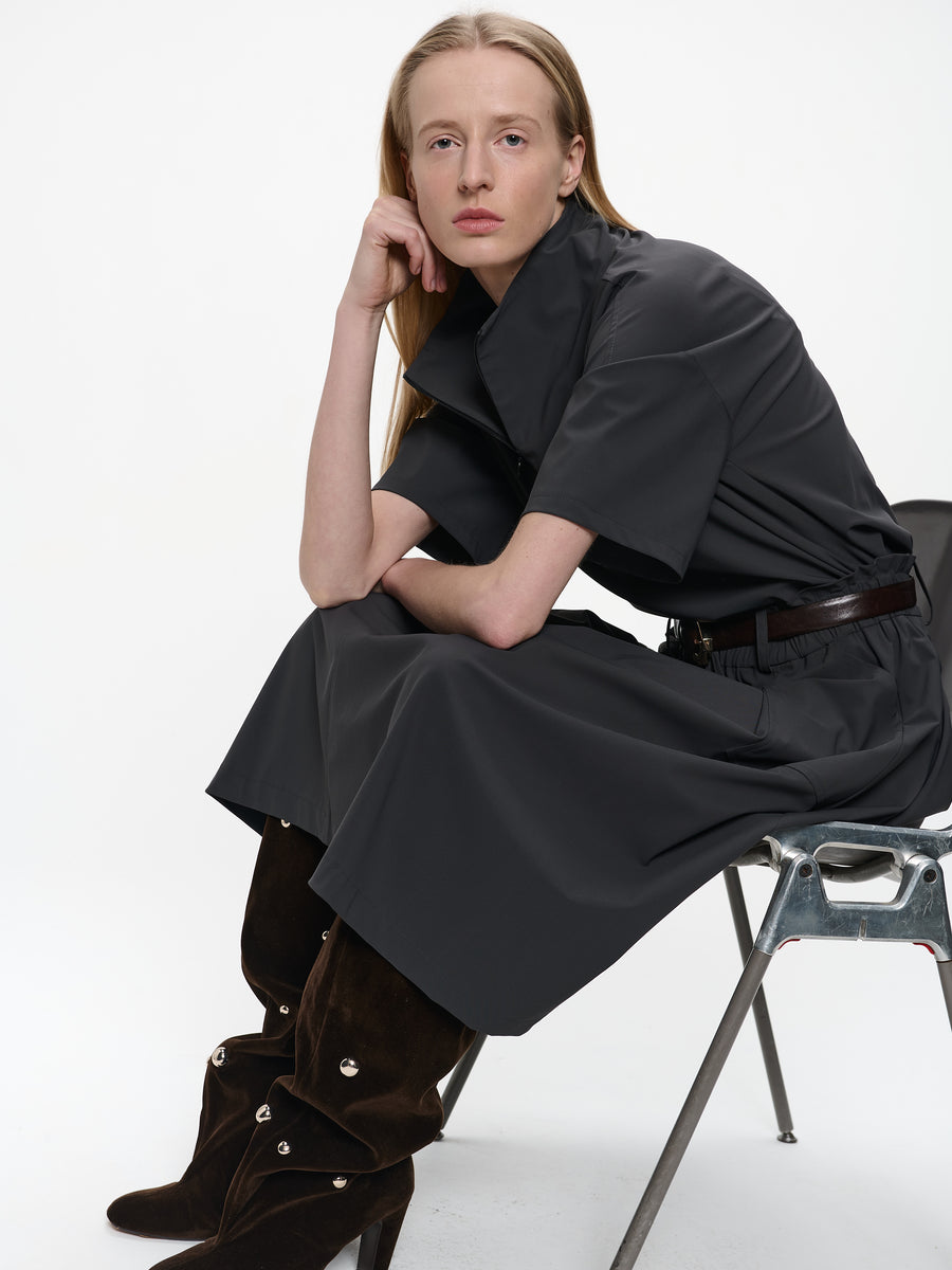 Raffaele skirt technical jersey | Grey