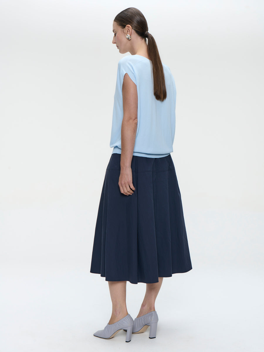 Viscose seamless Top 3023 | Celeste