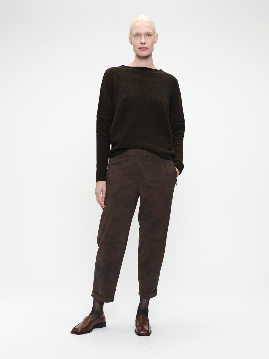 Daphne pants technical jersey | Brown