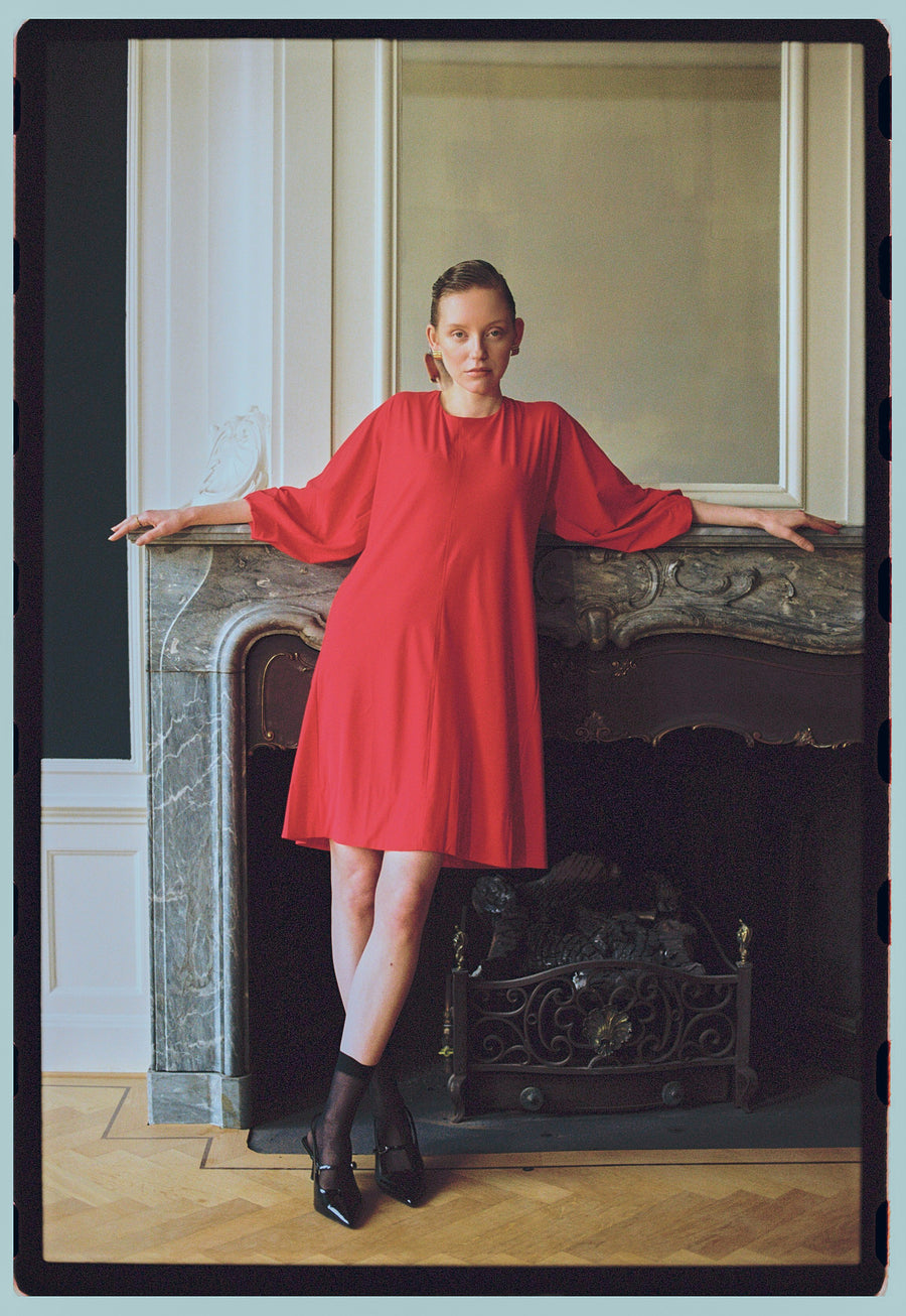 Lide dress technical jersey