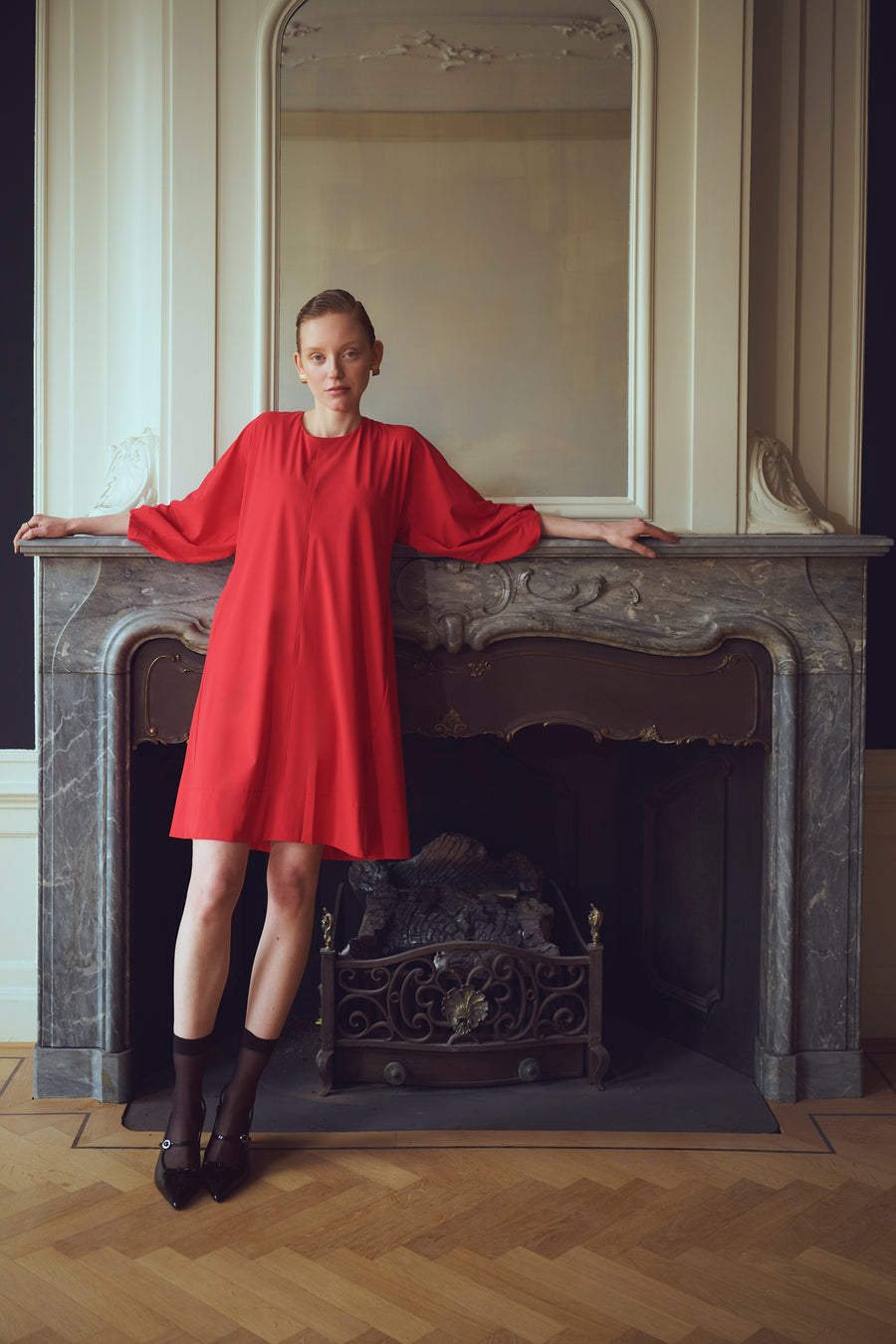 Lide dress technical jersey