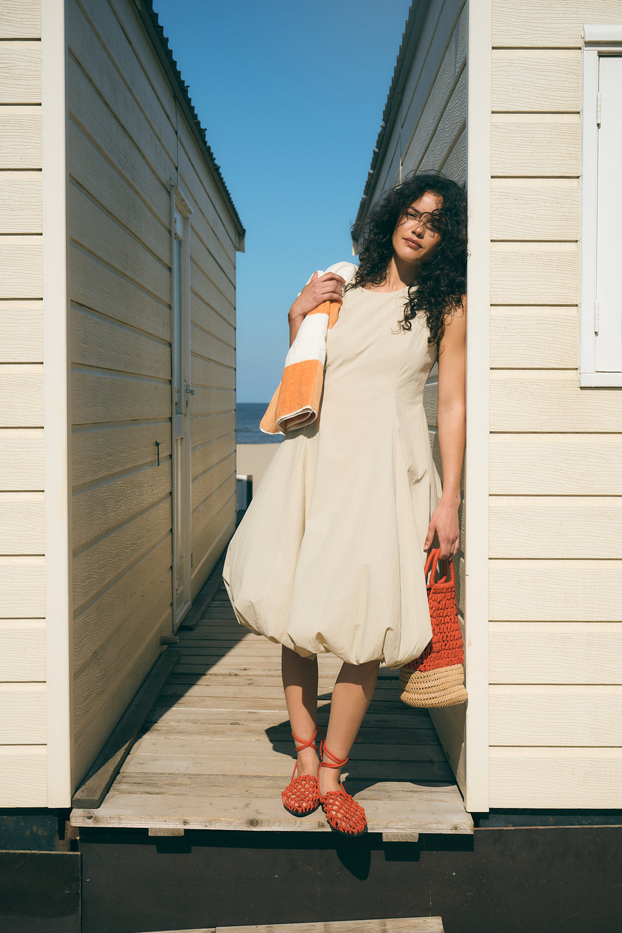 Satomi taffeta dress