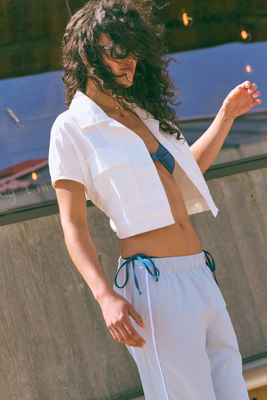Chiko taffeta jacket
