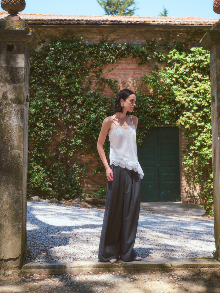 Nova viscose pleated  pants