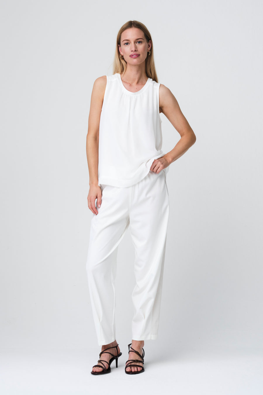 Gini viscose cotton top