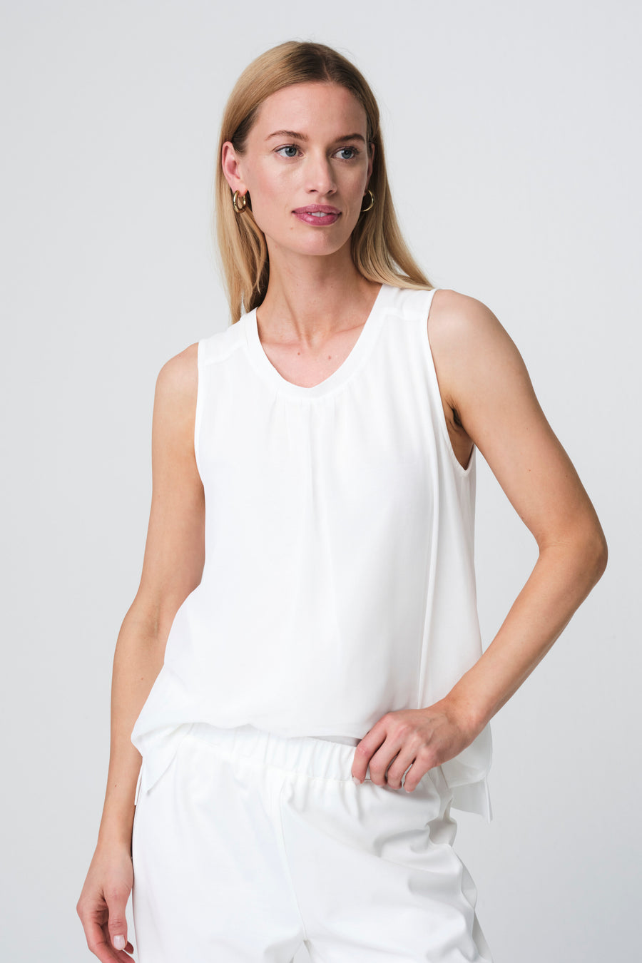 Gini viscose cotton top