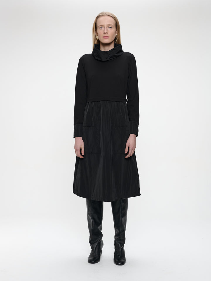 Dress mix cotton taffeta 176l | Black