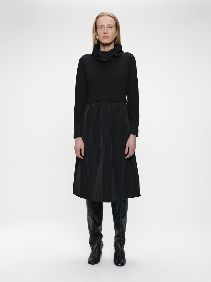Dress mix cotton taffeta 176l | Black