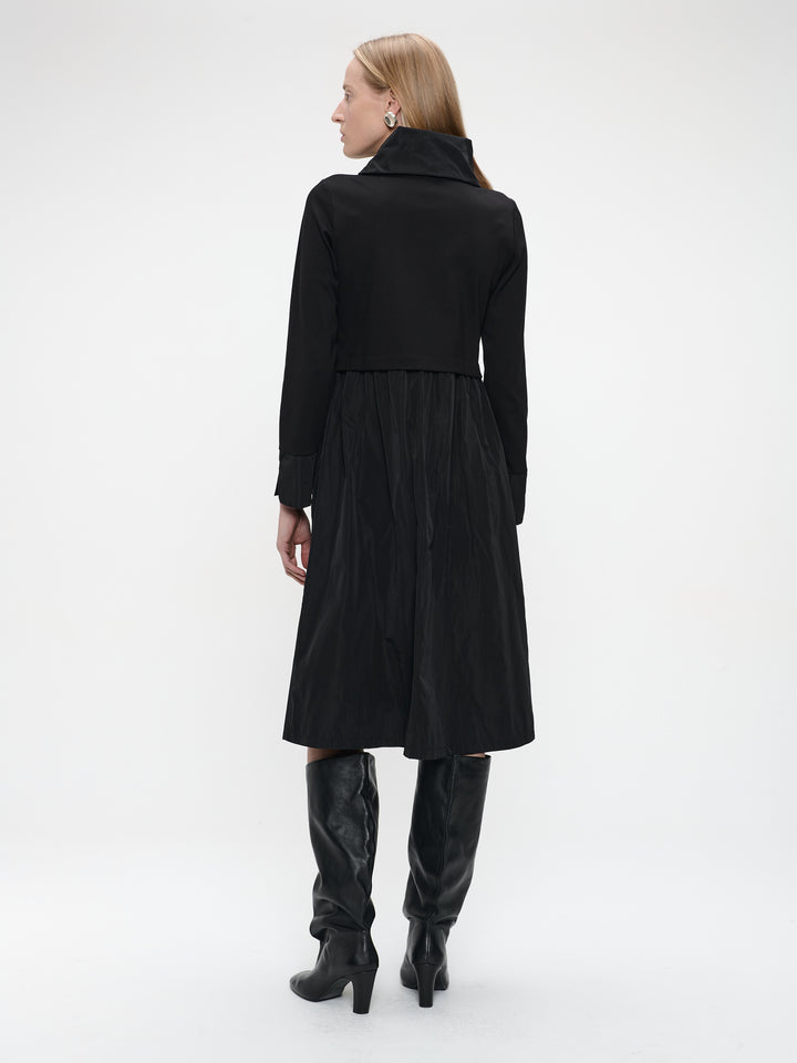 Dress mix cotton taffeta 176l | Black