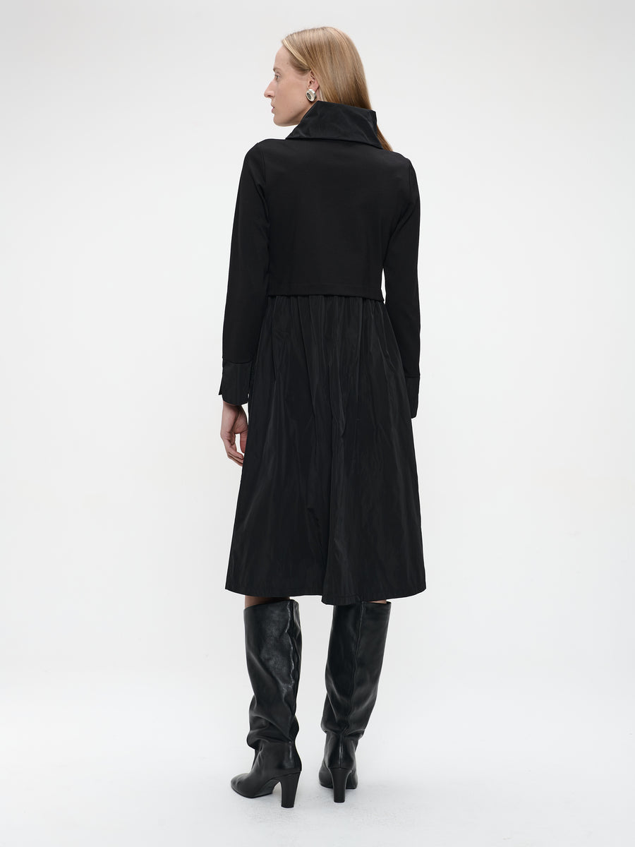 Dress mix cotton taffeta 176l | Black