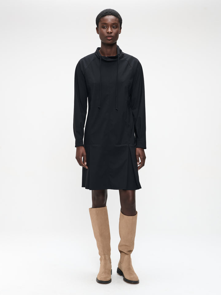 Maren dress technical jersey | Black