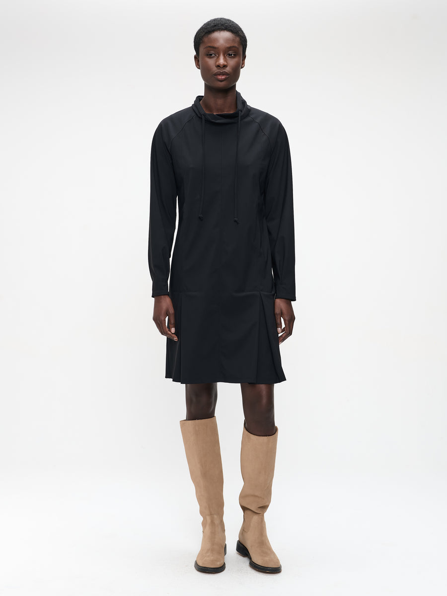 Maren dress technical jersey | Black