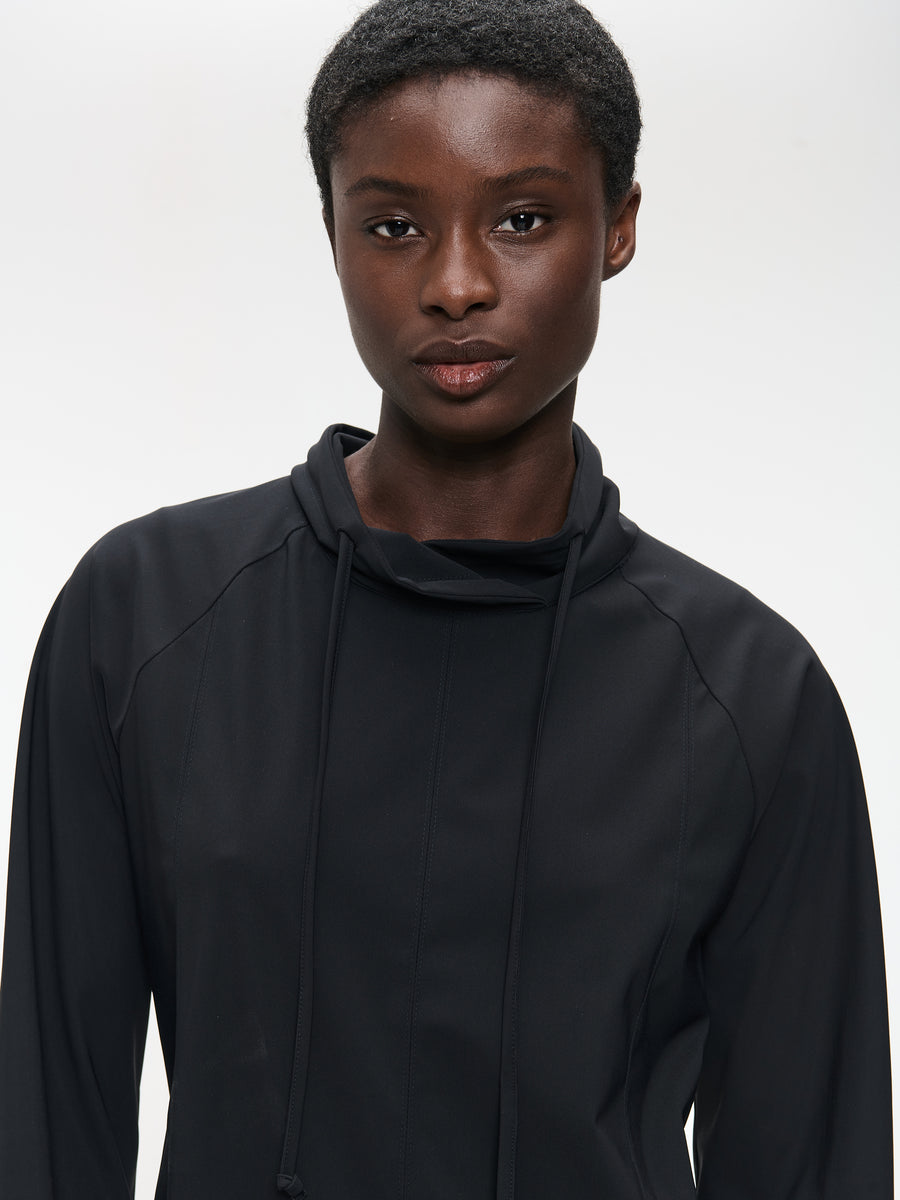 Maren dress technical jersey | Black
