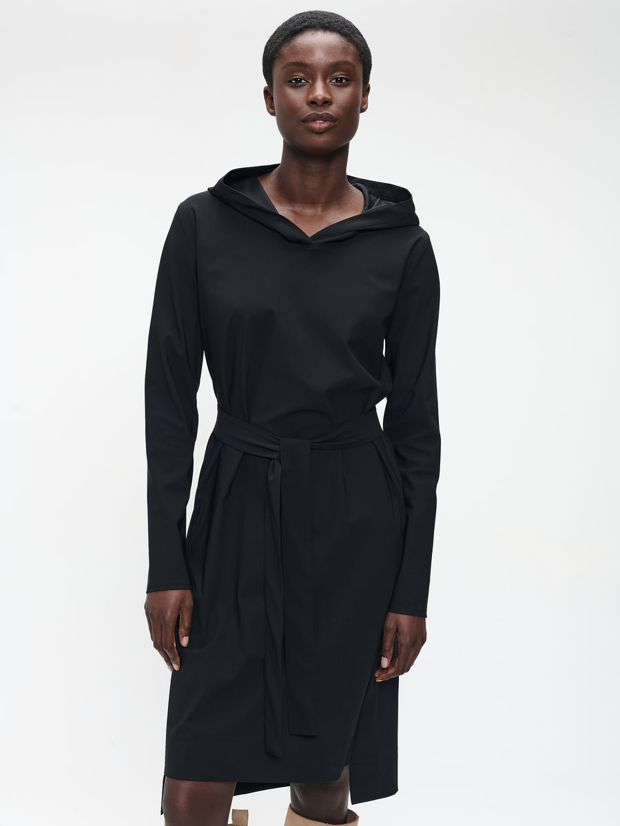 Veronica dress technical jersey | Black