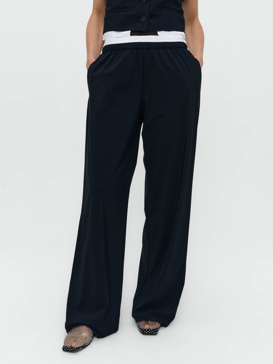 Antiny stretch technical jersey pants | Blue