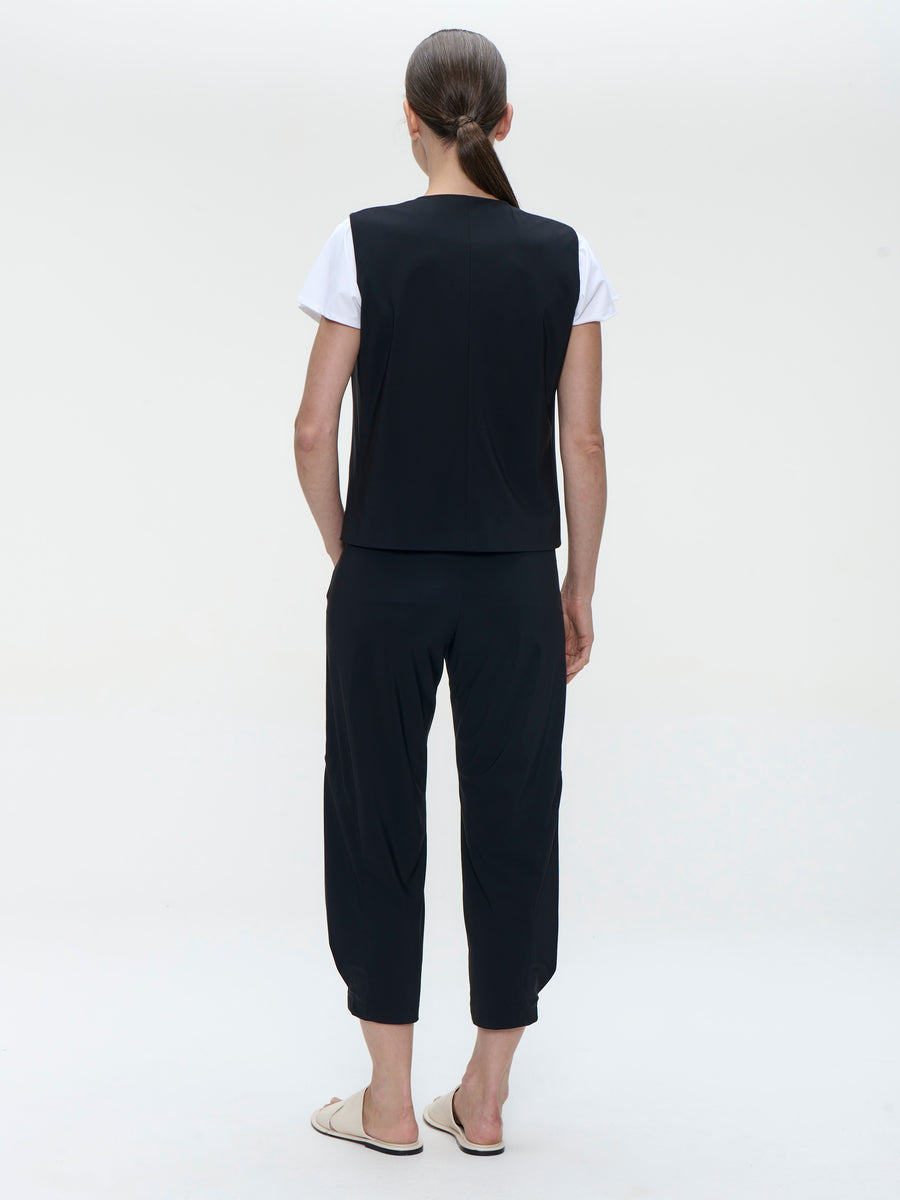 Villa vest technical jersey | Black