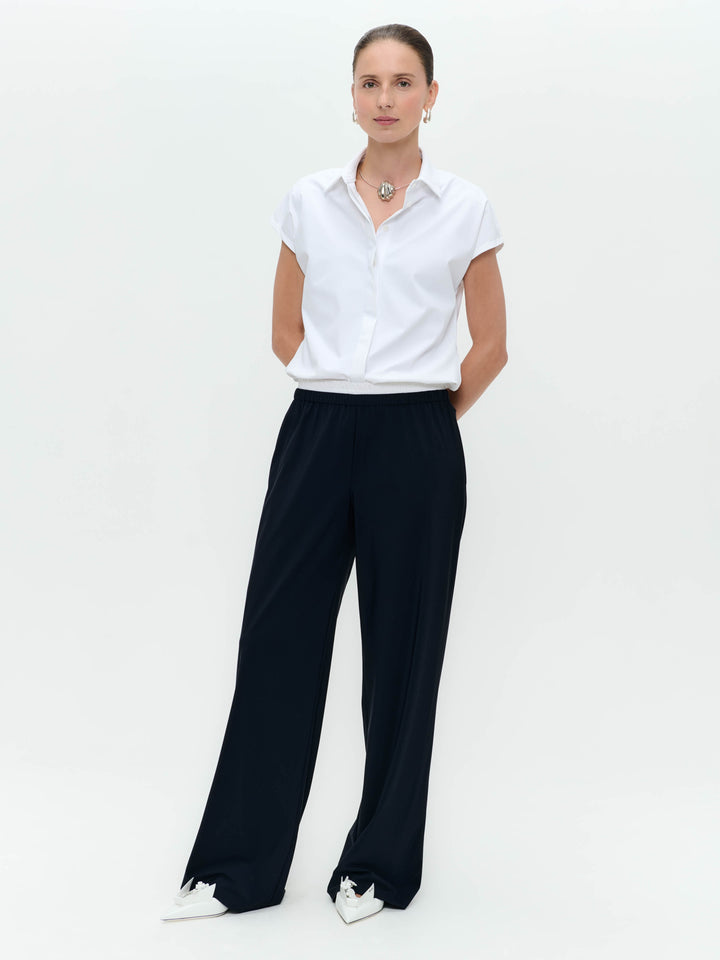 Wilma blouse technical jersey | White