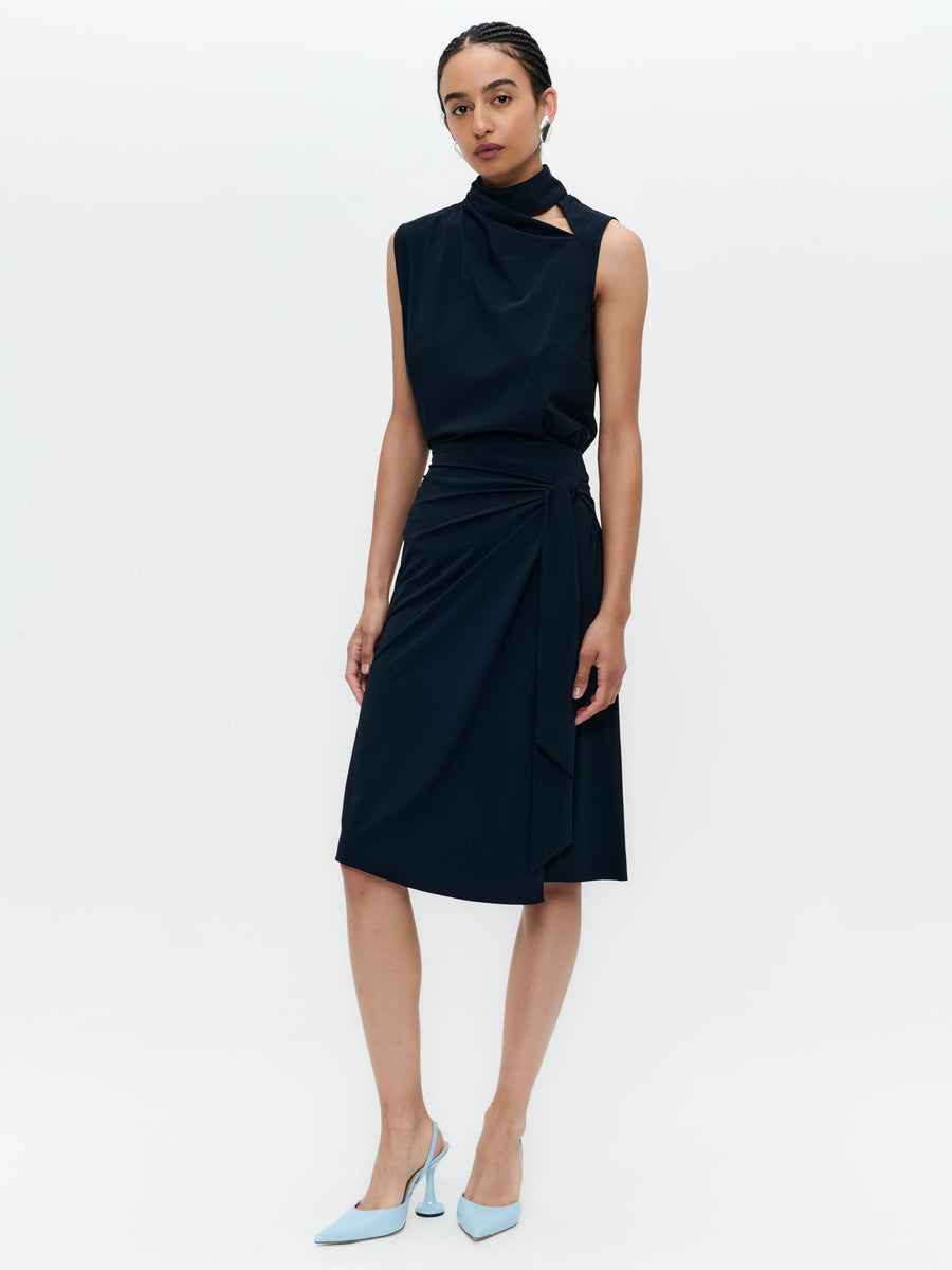 Ilona skirt technical jersey | Blue