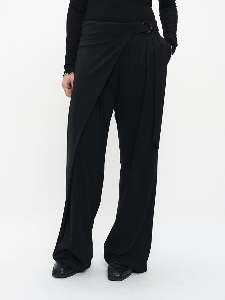 Enny pants technical jersey | Black