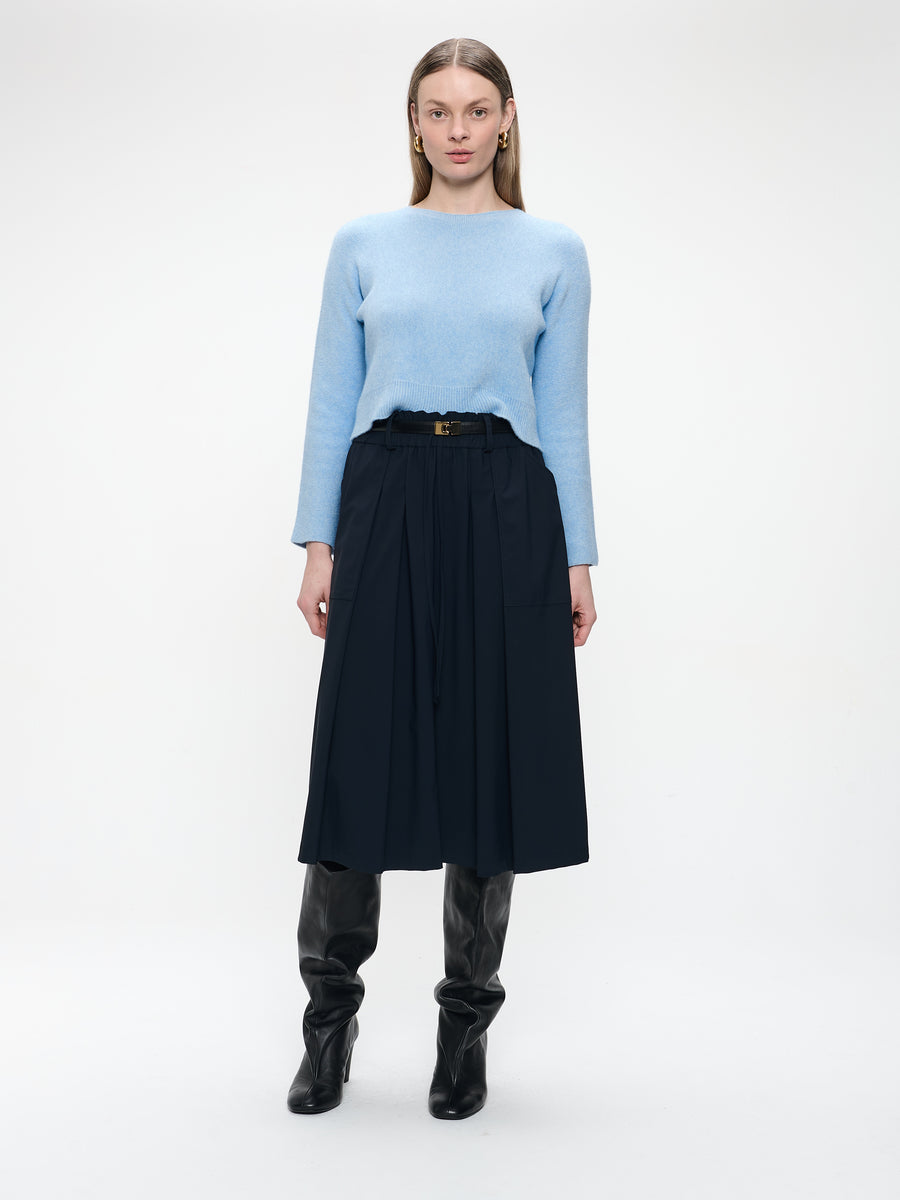 Raffaele skirt technical jersey | Blue