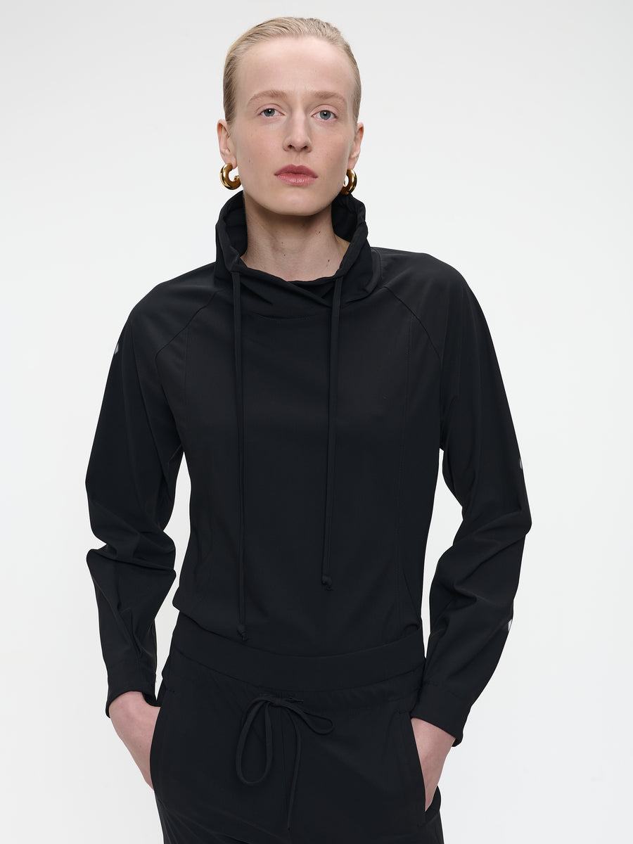 Maren top technical jersey | Black